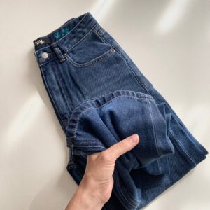 شلوار جین نیم بگ ونیز